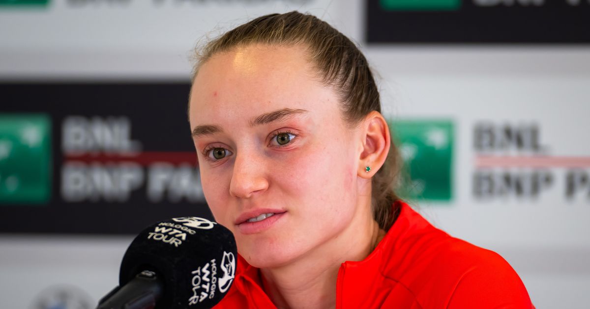 Defending champion Rybakina pulls out of Rome with illness