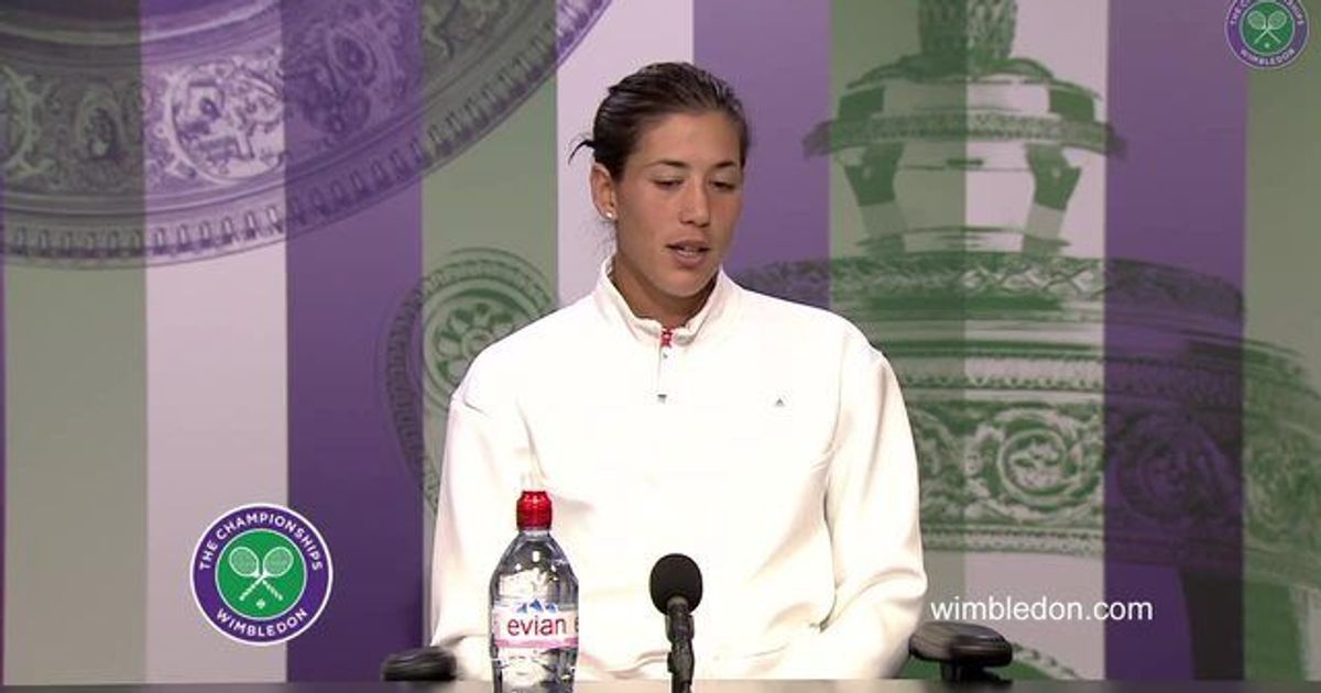 Wimbledon press conferences Garbiñe Muguruza on battling to victory