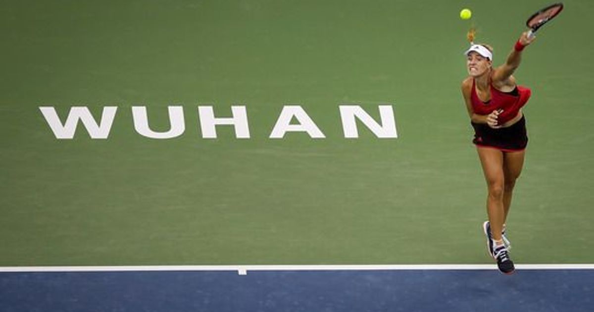 Wuhan shot of the day Angelique Kerber???s incredible forehand winner
