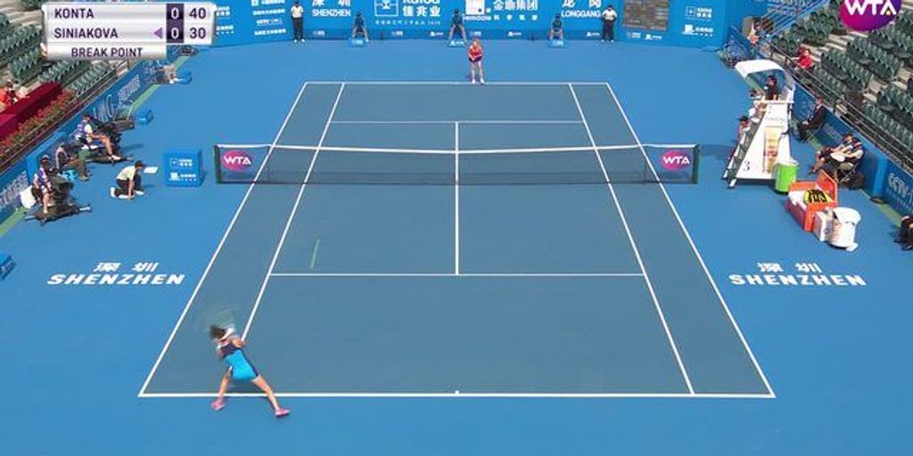 Shenzhen Day 6, Konta v Siniakova Highlights