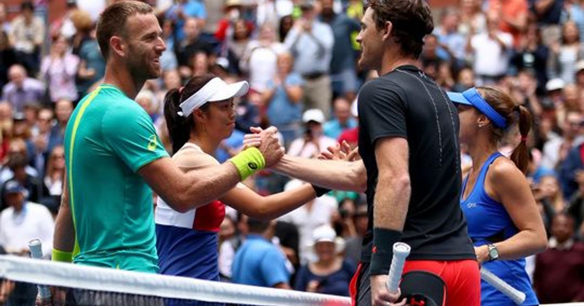 Amazing point from US Open mixed doubles final