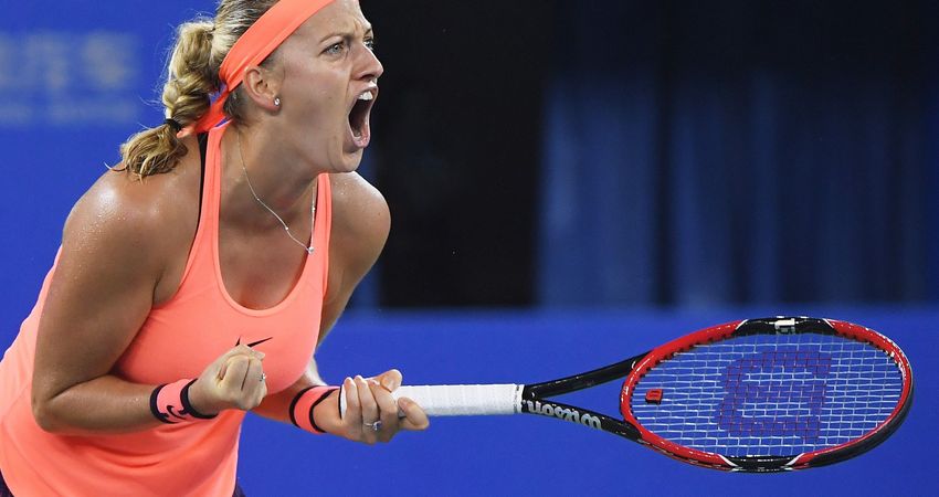 Petra Kvitova in Wuhan (Getty)