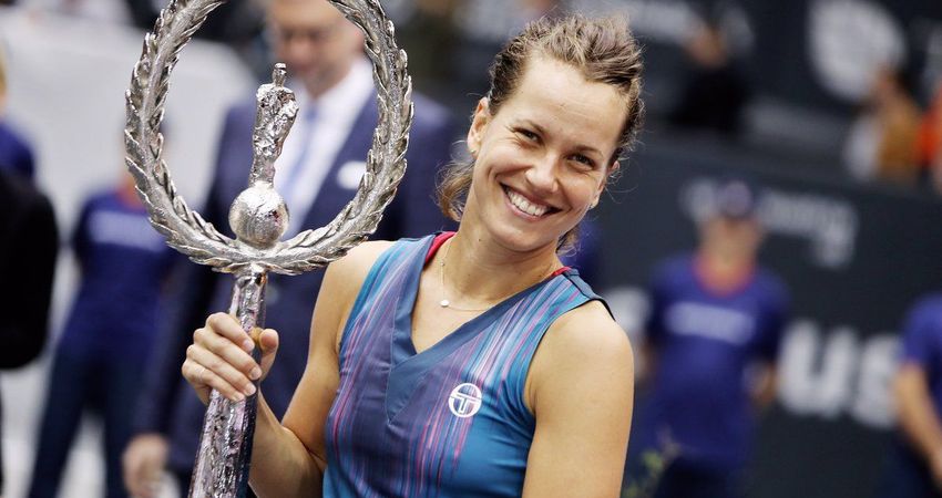 Barbora Strycova won the title at the Upper Austria Ladies Linz (Upper Austria Ladies Linz/GEPA)