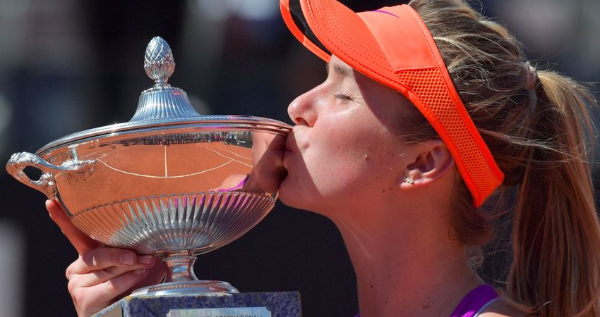 Elina Svitolina has won five WTA titles so far this year - Toronto, Rome, Istanbul, Dubai and Taipei (Getty)