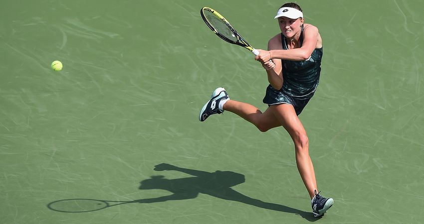 Aliaksandra Sasnovich in Japan (Getty)