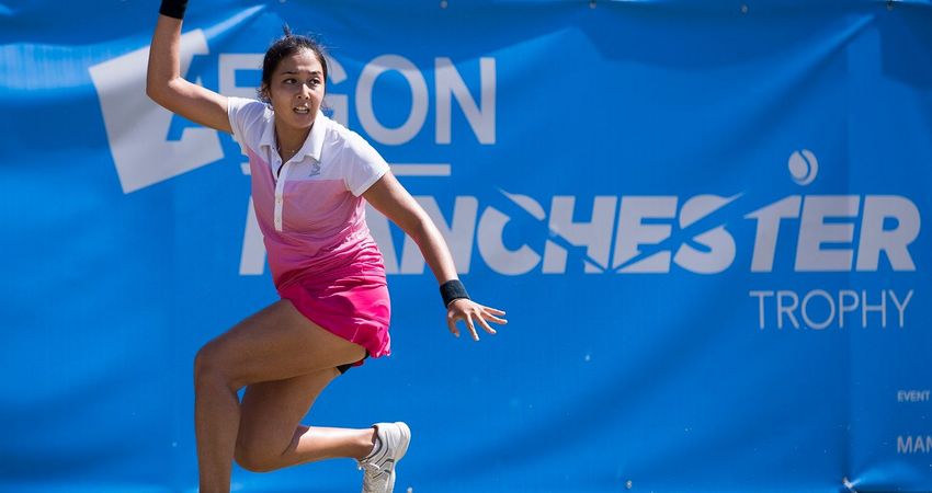 Zarina Diyas in Manchester (Getty)