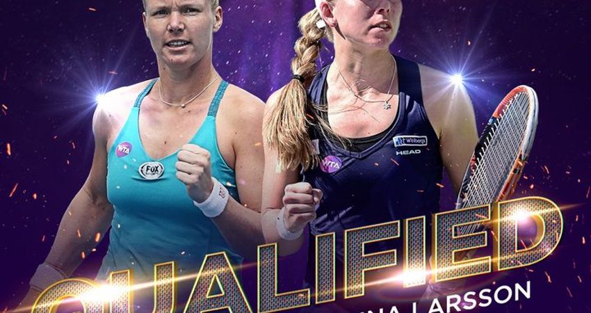 Kiki Bertens and Johanna Larsson