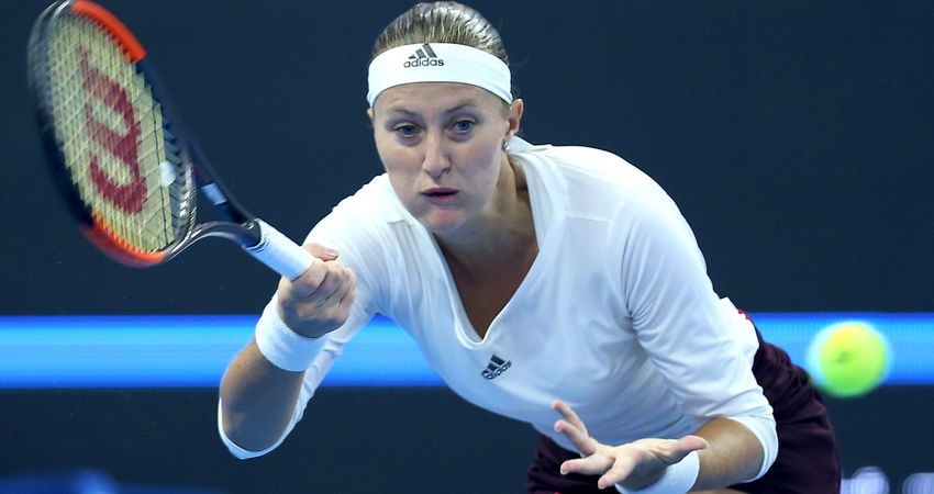 Kristina Mladenovic at the China Open (Getty)