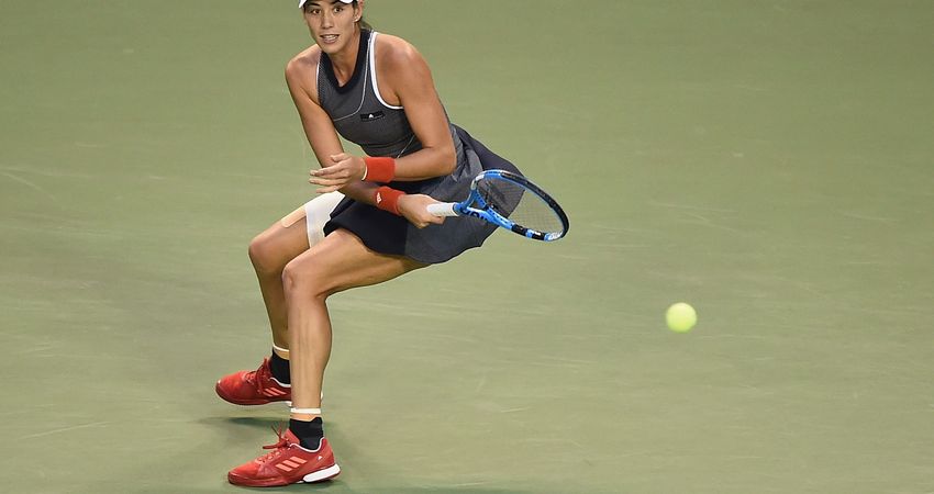 Garbiñe Muguruza beat Monica Puig in straight sets in Tokyo on Wednesday (Getty)