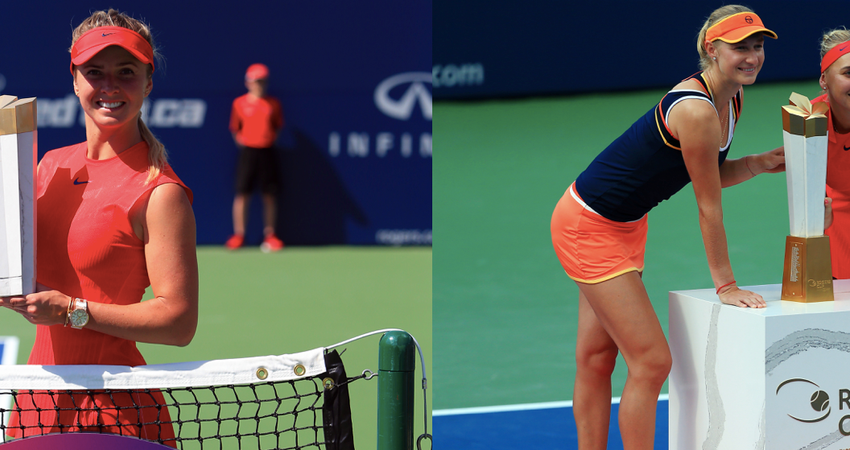Elina Svitolina, Ekaterina Makarova, Elena Vesnina (©Getty)