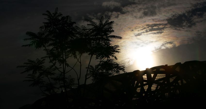 A solar eclipse in Beijing, 2008 (Getty)