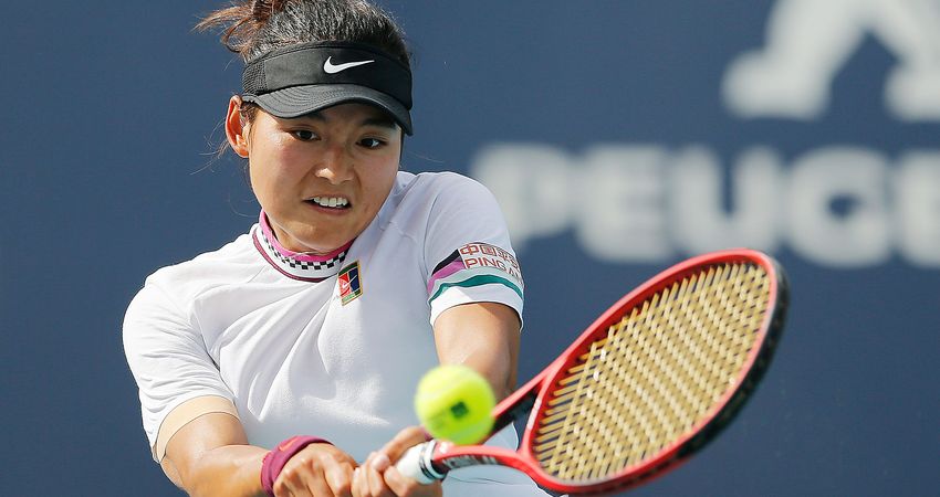 Wang Yafan, Miami 2019 (Getty)