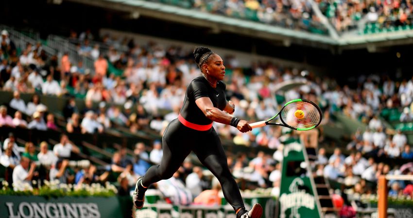 Serena Williams in her catsuit (Getty)