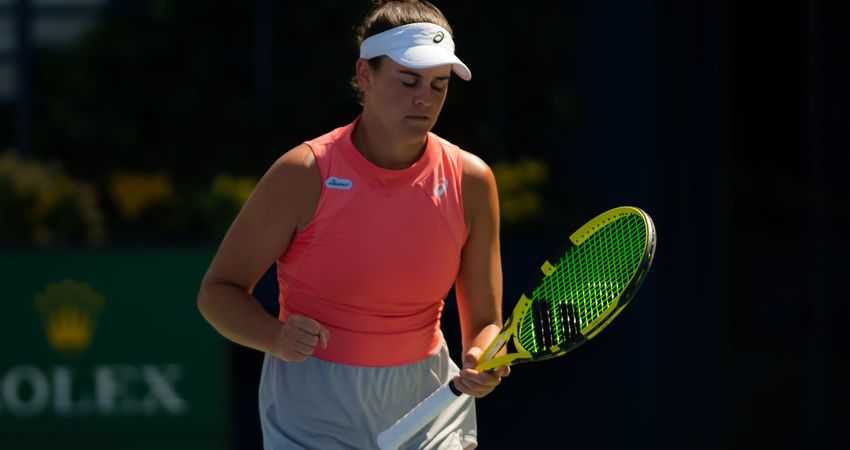 Jennifer Brady at the 2019 Dubai Duty Free Tennis Championships (Jimmie48/WTA)