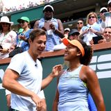 Sascha Bajin and Naomi Osaka (Getty)