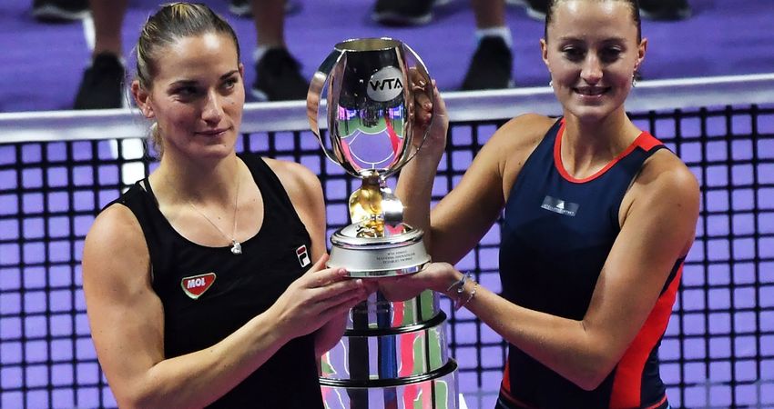 Timea Babos and Kristina Mladenovic (Getty)