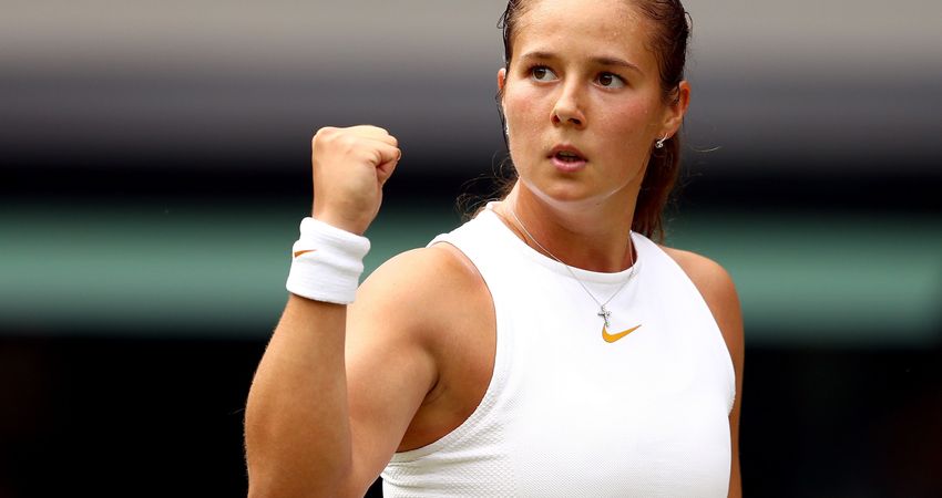 Daria Kasatkina at Wimbledon (Getty)