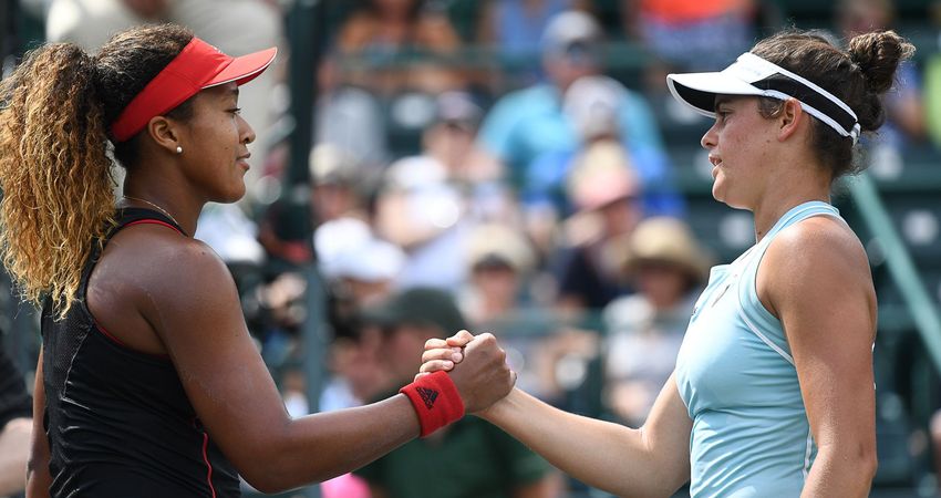 Naomi Osaka, Jennifer Brady (©Volvo Car Open)