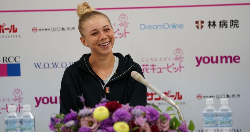 Amanda Anisimova - Hiroshima 2018 - Akira Ando/Hana-Cupid Japan Women's Open