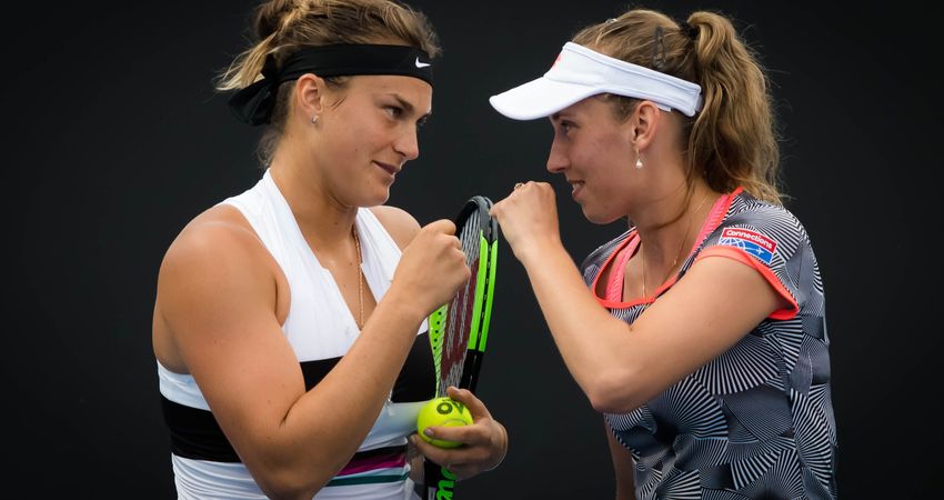 Aryna Sabalenka, Elise Mertens (©Jimmie48/WTA)