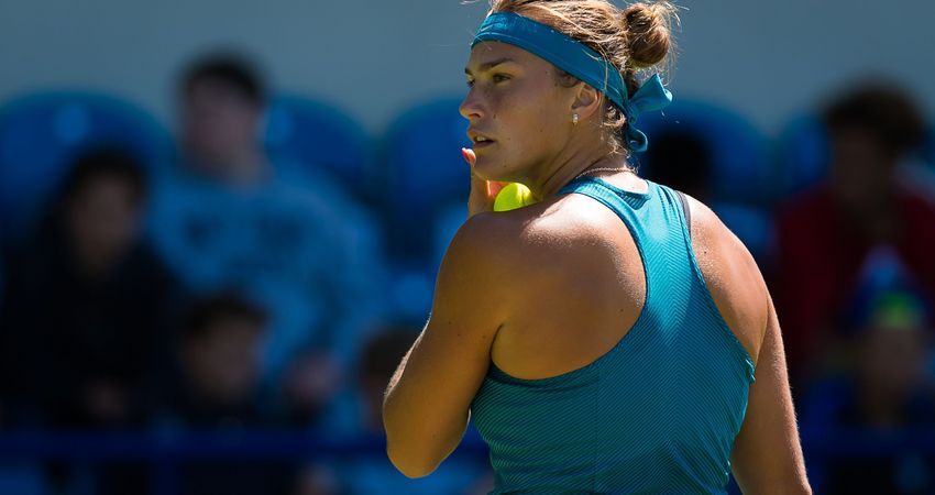 Sabalenka came from behind, though, to triumph 1-6, 6-4, 6-4 (Jimmie48/WTA)