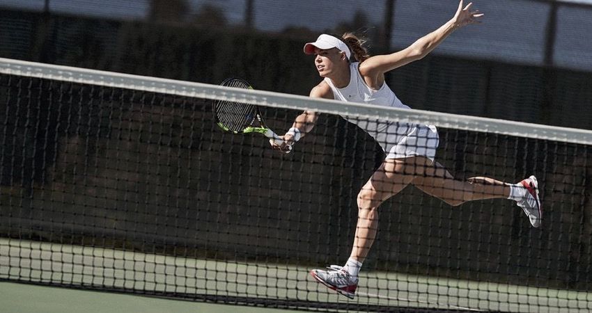 Caroline Wozniacki - Rule 9 London Collection Action Shot