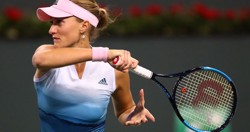 Kristina Mladenovic, 2019 BNP Paribas Open (Getty)