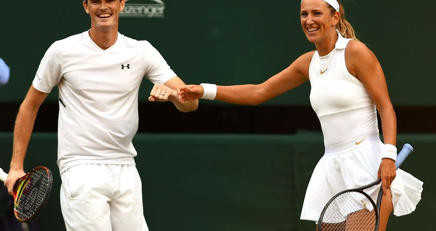 Azarenka and Murray come back from the brink in mixed doubles