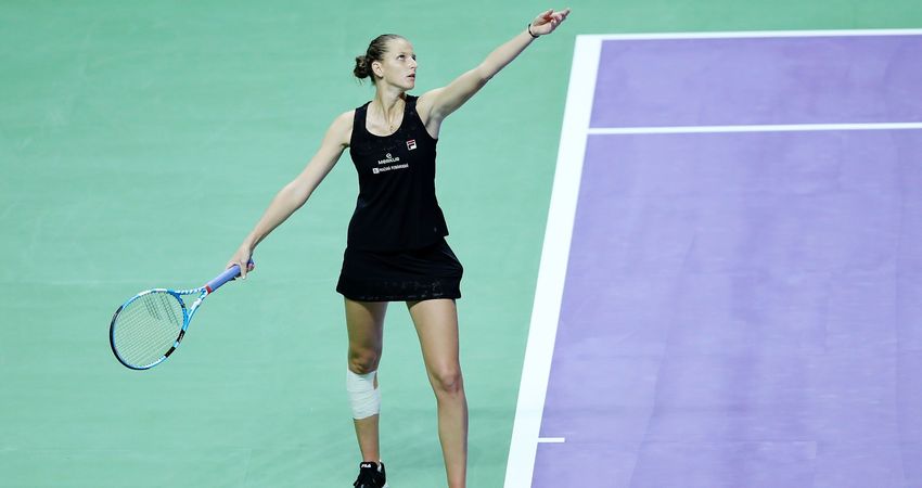 Karolina Pliskova, Singapore 2018 (Getty)