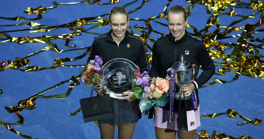 Kiki Bertens and Donna Vekic, St. Petersburg 2019 (Bondareva/St. Petersburg Ladies' Trophy)