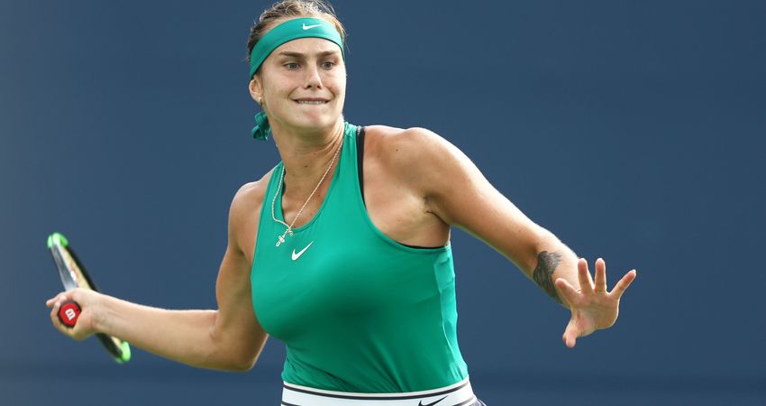 Aryna Sabalenka New Haven 2018 Getty