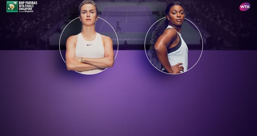 Elina Svitolina and Sloane Stephens