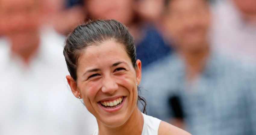 Garbiñe Muguruza in the 2017 Wimbledon final (Getty)