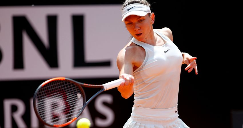 Simona Halep got off to a slow start in the final, winning just eight points in the first set (Getty)