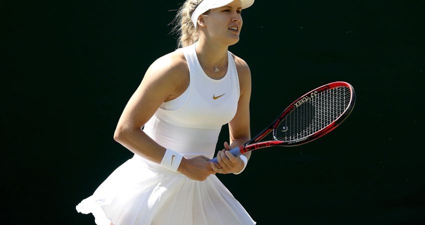 Eugenie Bouchard at Wimbledon qualifying (Getty)