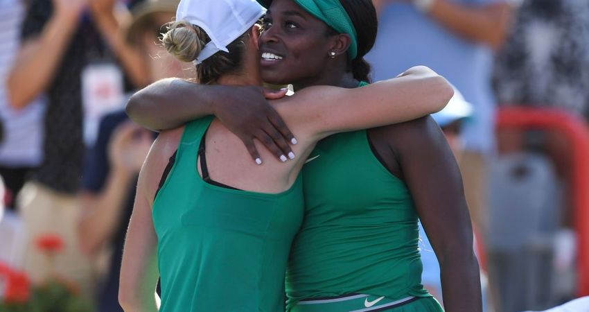 Simona Halep, Sloane Stephens - Montréal 2018 - Getty