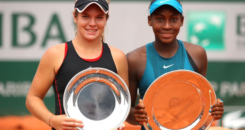 Cori Gauff and Caty McNally, French Open 2018 (Getty)