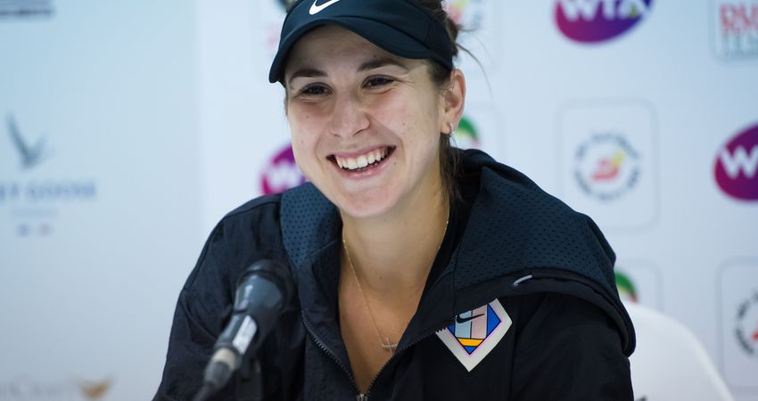 Belinda Bencic back to her best in Dubai: 'I had no problem with being in the shadow'