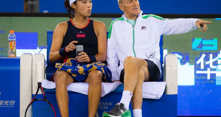 Wang Qiang and Peter McNamara, Wuhan 2018 (Jimmie48)