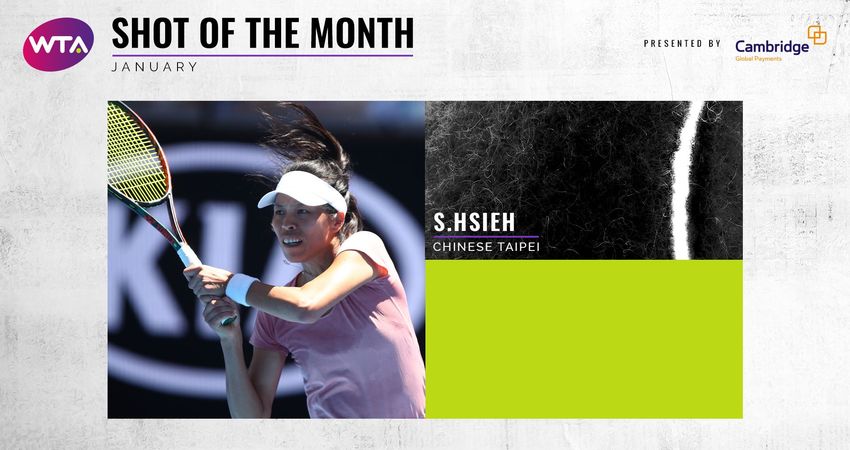 January 2019 Shot of the Month: Hsieh Su-wei