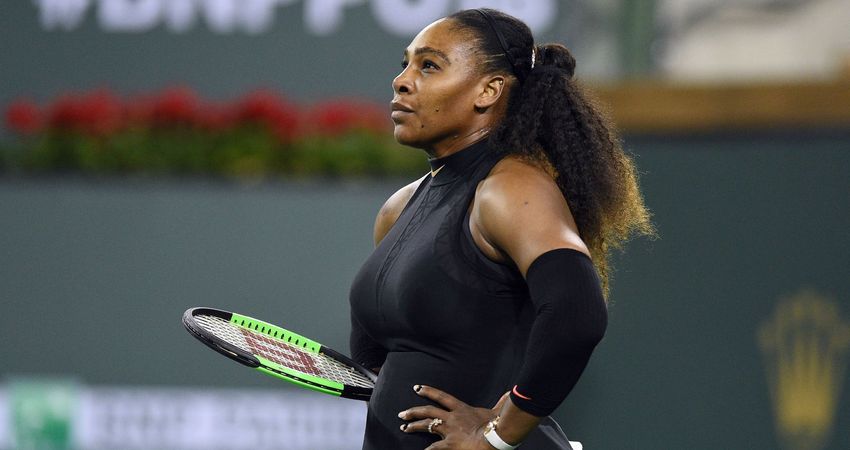 Serena Williams is in action at Indian Wells on Saturday (Getty)