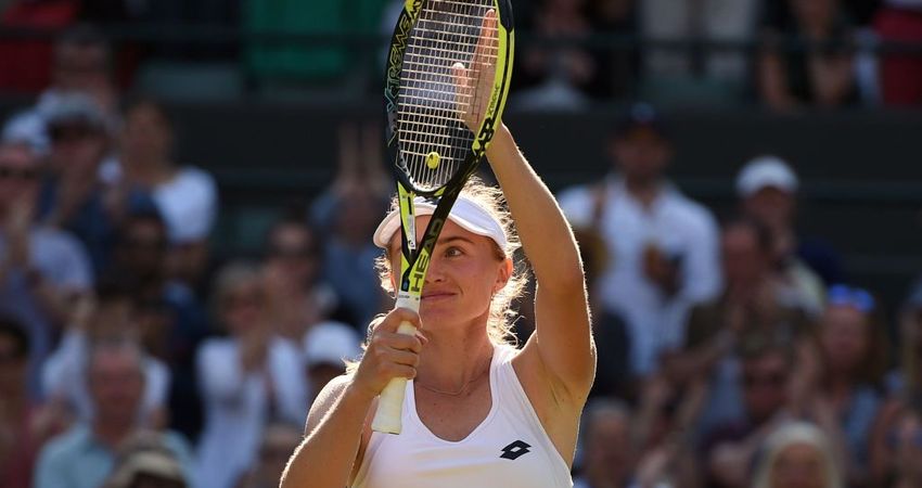 Aliaksandra Sasnovich - Wimbledon 2018 - Getty