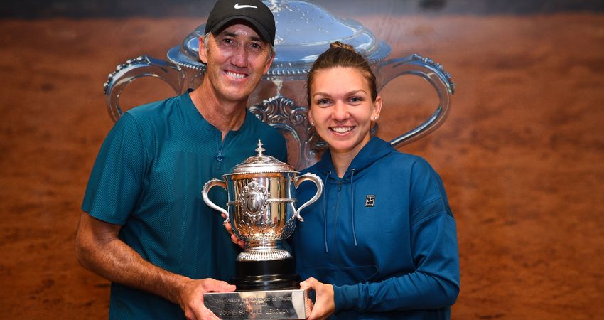 Darren Cahill and Simona Halep (Getty)