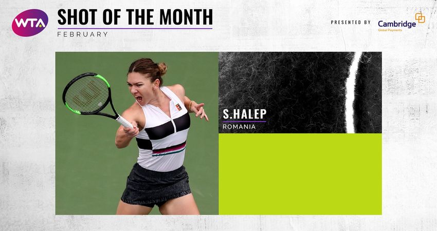 February 2019 Shot of the Month: Simona Halep