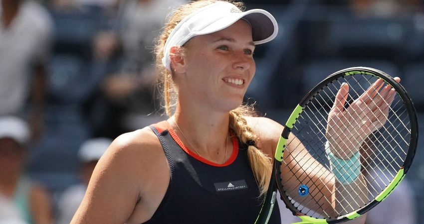 Caroline Wozniacki US Open 2018 Getty