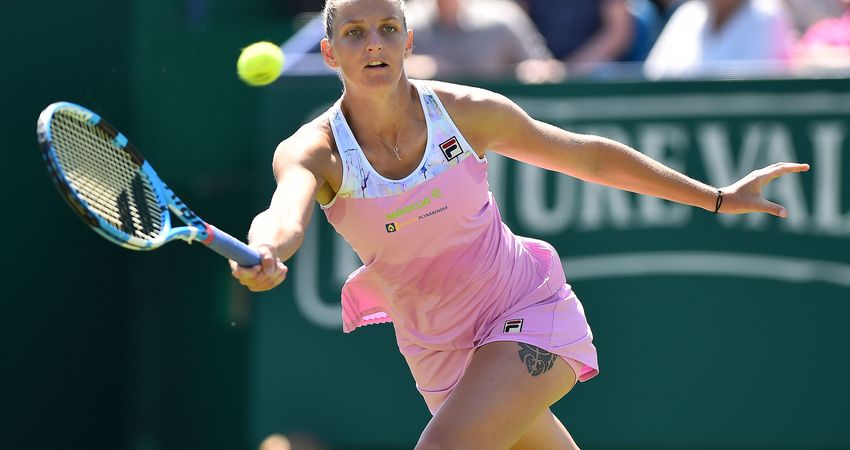 Karolina Pliskova, Eastbourne 2018 (Getty)