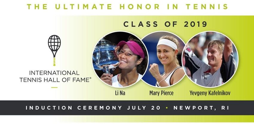 Li Na, Mary Pierce, Yevgeny Kafelnikov (©ITHOF)