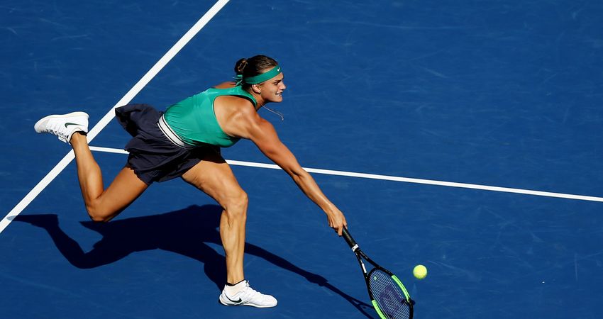Aryna Sabalenka, 2018 New Haven (Getty)