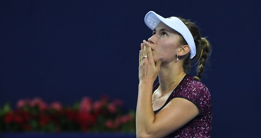 Elise Mertens, Zhuhai 2018 (Getty)