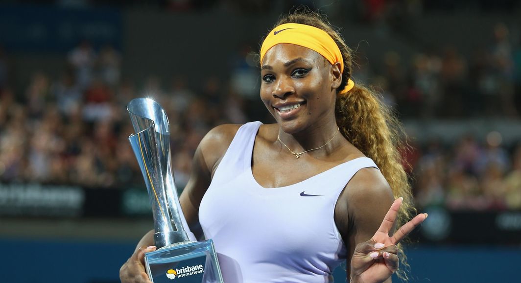 Serena Williams is the only player to successfully defend a Brisbane title to date, having defeated Victoria Azarenka to win a second trophy in 2014 (Getty)
